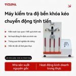 TOPIL Zip-Endure™ Máy kiểm tra độ mỏi kéo dây chuyền chuyển động qua lại – Hệ thống kiểm tra độ bền chuyên dụng cho quần áo, hành lý và giày dép 2
