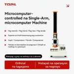 TOPIL Omni-Pull™ Makina para sa Pagsusuri ng Lakas ng Hila na Isang Kolu – Isang Tumpak na Unibersal na Makina ng Pagsusuri (UTM) na may 7-pulgadang Matalinong Layar Sentuh 2