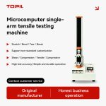 TOPIL Omni-Pull™ Single-Column Tensile Testing Machine – A Precision Universal Testing Machine (UTM) with a 7-inch Smart Touchscreen 2
