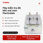 Máy kiểm tra mài mòn và nhăn vải TOPIL-Martindale 5