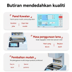 Pengali Indeks Aliran Lebur Digital TOPIL Flow-Master™ – Penguji MFR/MVR Ketepatan Tinggi dengan Skrin Sentuh Pintar 7 Inci 2