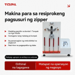TOPIL Zip-Endure™ Kagamitan sa Pagsusuri ng Pagkapagod ng Zipper na Balik-Liko – Propesyonal na Sistema ng Pagsusuri ng Katatagan para sa Damit, Maleta, at Sapatos 5