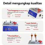 PrecisionLift™ Alat Uji Gosok Alkohol & Pemadam – Mesin Pengujian Daya Tahan Permukaan Profesional 2