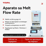 TOPIL Flow-Master™ Digital na Taga-Sukat ng Melt Flow Index – Kagamitan sa Pagsusuri ng MFR/MVR na may Mataas na Presisyon at 7-pulgadang Matalinong Layar Sentuh 5