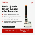 Mesin Uji Tarik Satu Kolom TOPIL Omni-Pull™ – Mesin Uji Universal (UTM) Presisi Tinggi dengan Layar Sentuh Cerdas 7 Inci 4