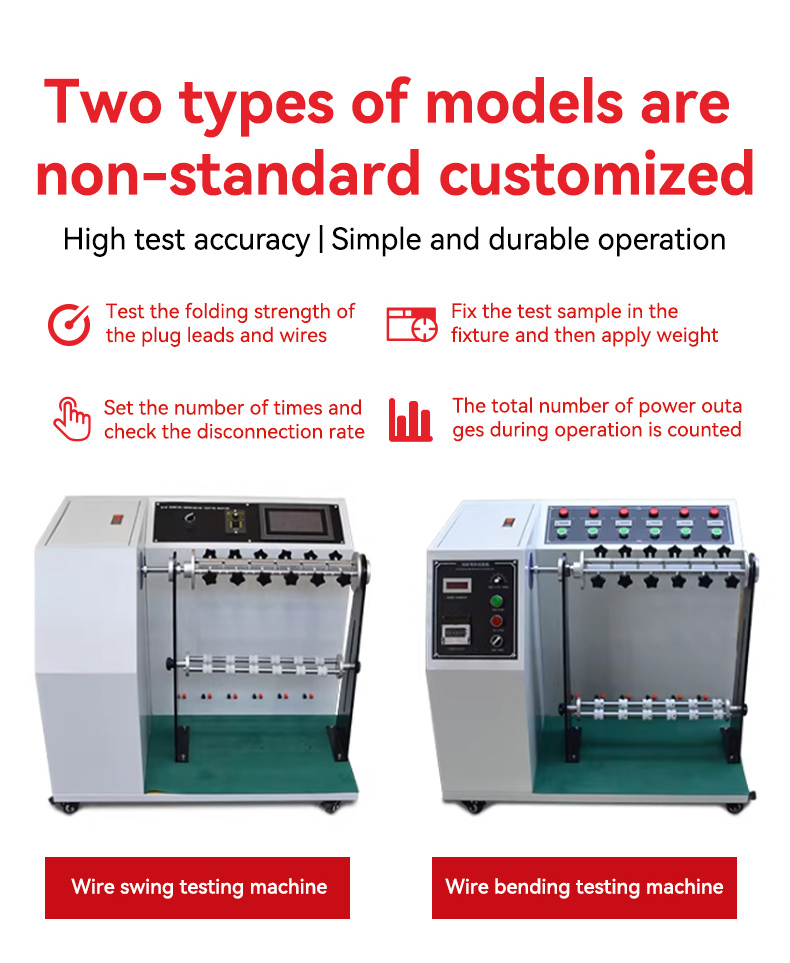 topil flex guard™ wire bending & swing tester – precision cable durability testing system with 6 station independent monitoring
